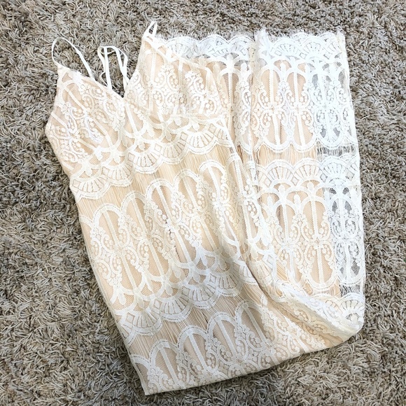 Nasty Gal Dresses & Skirts - Emilia Lace Maxi Dress